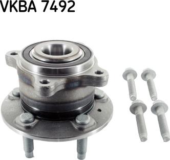 SKF VKBA 7492 - Комплект подшипника ступицы колеса autosila-amz.com