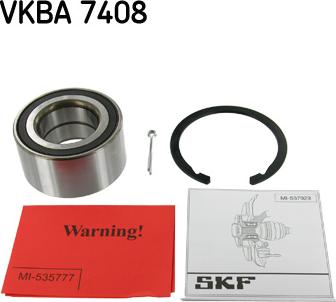 SKF VKBA 7408 - Комплект подшипника ступицы колеса autosila-amz.com