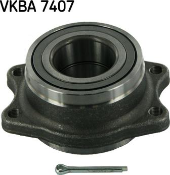 SKF VKBA 7407 - Комплект подшипника ступицы колеса autosila-amz.com