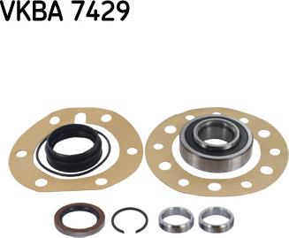 SKF VKBA 7429 - Комплект подшипника ступицы колеса autosila-amz.com