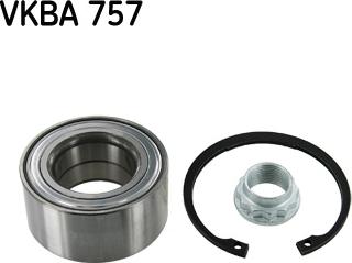 SKF VKBA 757 - 67/54=67/53=R151.07=K-20/05 !к-кт подшипника ступ. зад.\ MB W124/W201/W202/C208/W210 83-03 autosila-amz.com