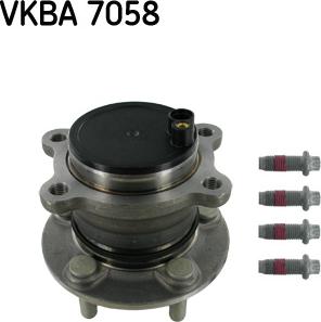 SKF VKBA 7058 - Комплект подшипника ступицы колеса autosila-amz.com