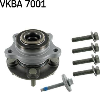 SKF VKBA 7001 - Комплект подшипника ступицы колеса autosila-amz.com