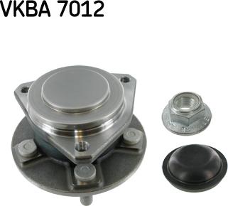SKF VKBA 7012 - Комплект подшипника ступицы колеса autosila-amz.com