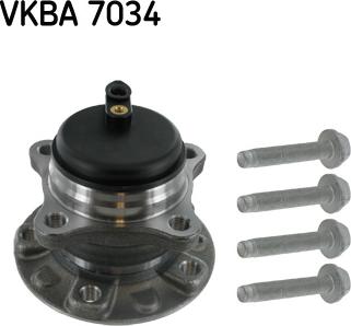 SKF VKBA 7034 - Комплект подшипника ступицы колеса autosila-amz.com