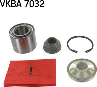 SKF VKBA 7032 - Комплект подшипника ступицы колеса autosila-amz.com