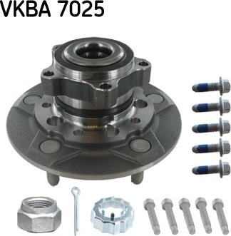 SKF VKBA 7025 - Комплект подшипника ступицы колеса autosila-amz.com