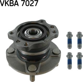 SKF VKBA 7027 - Комплект подшипника ступицы колеса autosila-amz.com