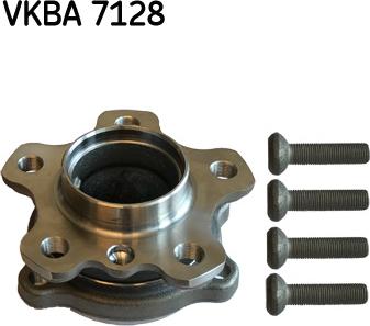 SKF VKBA 7128 - Комплект подшипника ступицы колеса autosila-amz.com