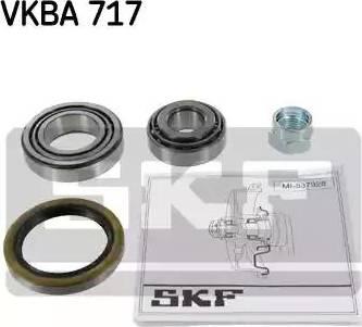 SKF VKBA 717 - Подшипник ступицы комплект autosila-amz.com