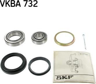 SKF VKBA 732 - Комплект подшипника ступицы колеса autosila-amz.com