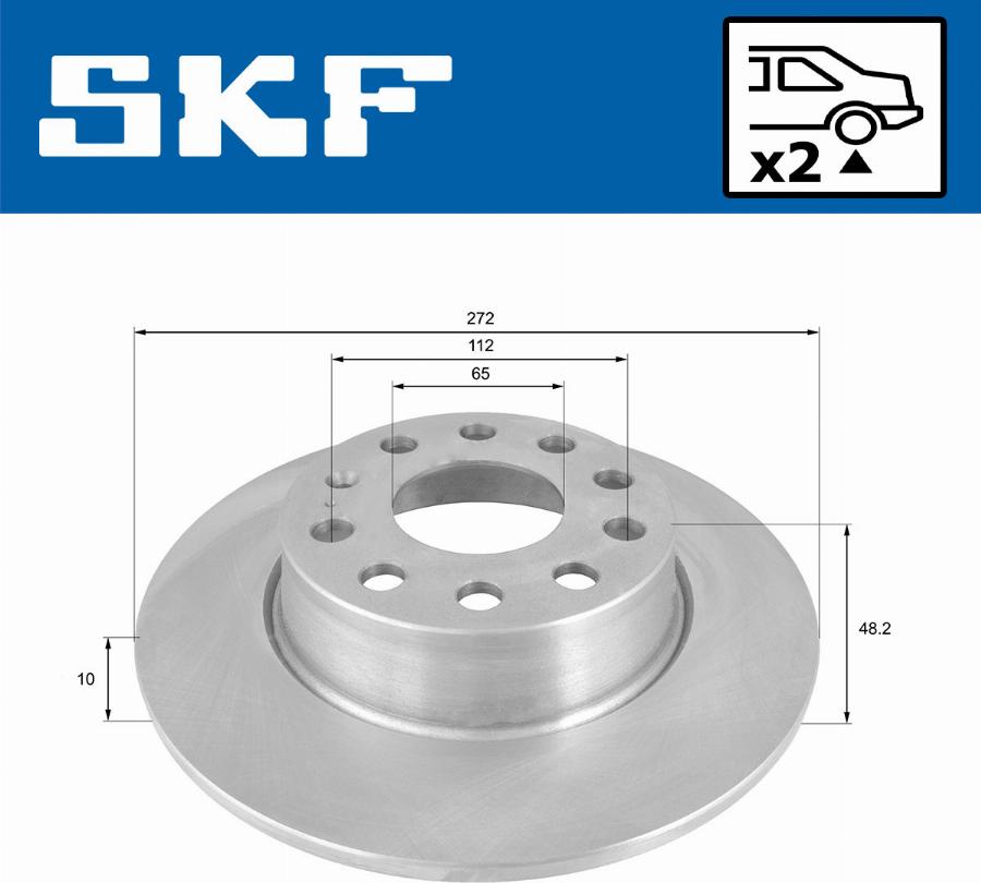 SKF VKBD 90041 S2 - Автодеталь autosila-amz.com