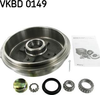 SKF VKBD 0149 - Тормозной барабан autosila-amz.com