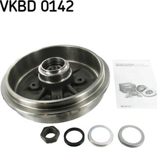 SKF VKBD 0142 - Тормозной барабан autosila-amz.com