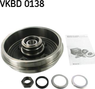 SKF VKBD 0138 - Тормозной барабан autosila-amz.com