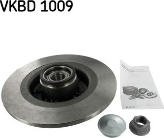 SKF VKBD 1009 - Тормозной диск autosila-amz.com