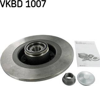 SKF VKBD 1007 - Тормозной диск autosila-amz.com