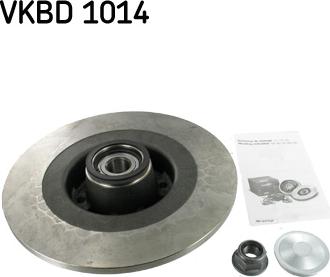 SKF VKBD 1014 - Тормозной диск autosila-amz.com
