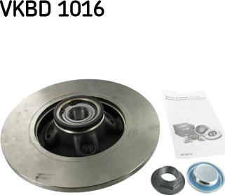 SKF VKBD 1016 - Тормозной диск autosila-amz.com