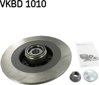 SKF VKBD 1010 - Тормозной диск autosila-amz.com