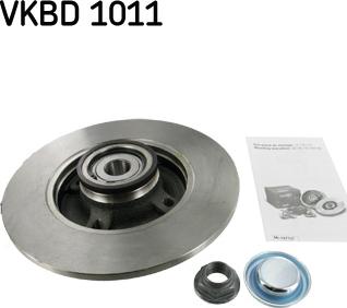 SKF VKBD 1011 - Тормозной диск autosila-amz.com