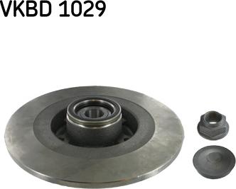 SKF VKBD 1029 - Тормозной диск autosila-amz.com