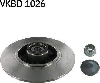 SKF VKBD 1026 - Тормозной диск autosila-amz.com