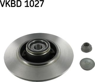 SKF VKBD 1027 - Тормозной диск autosila-amz.com