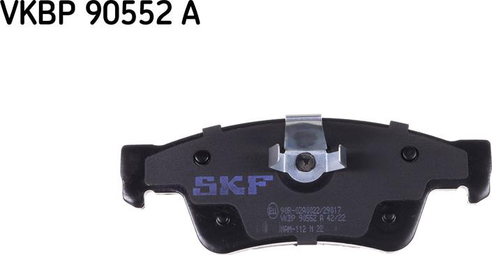 SKF VKBP 90552 A - Тормозные колодки, дисковые, комплект autosila-amz.com