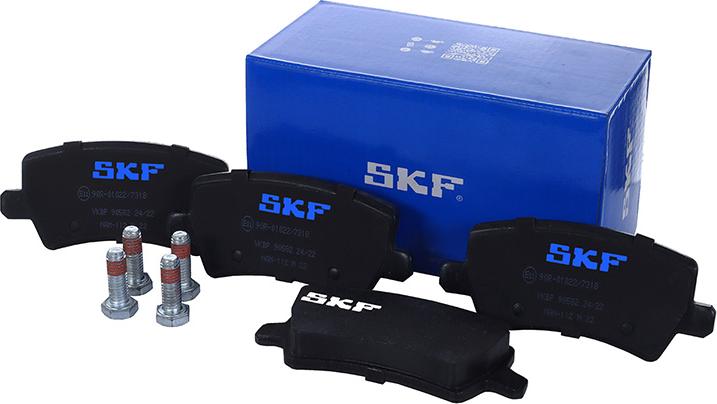SKF VKBP 90582 - Тормозные колодки, дисковые, комплект autosila-amz.com