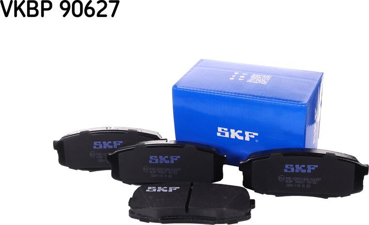SKF VKBP 90627 - Тормозные колодки, дисковые, комплект autosila-amz.com
