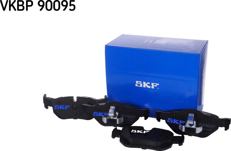 SKF VKBP 90095 - Тормозные колодки, дисковые, комплект autosila-amz.com