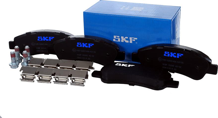SKF VKBP 90045 - Тормозные колодки, дисковые, комплект autosila-amz.com