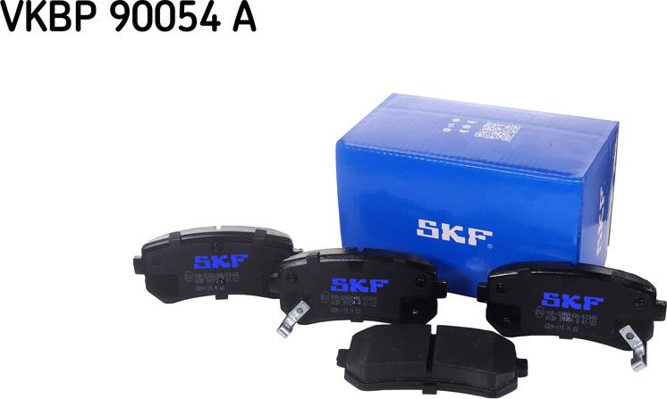 SKF VKBP 90054 A - Тормозные колодки, дисковые, комплект autosila-amz.com