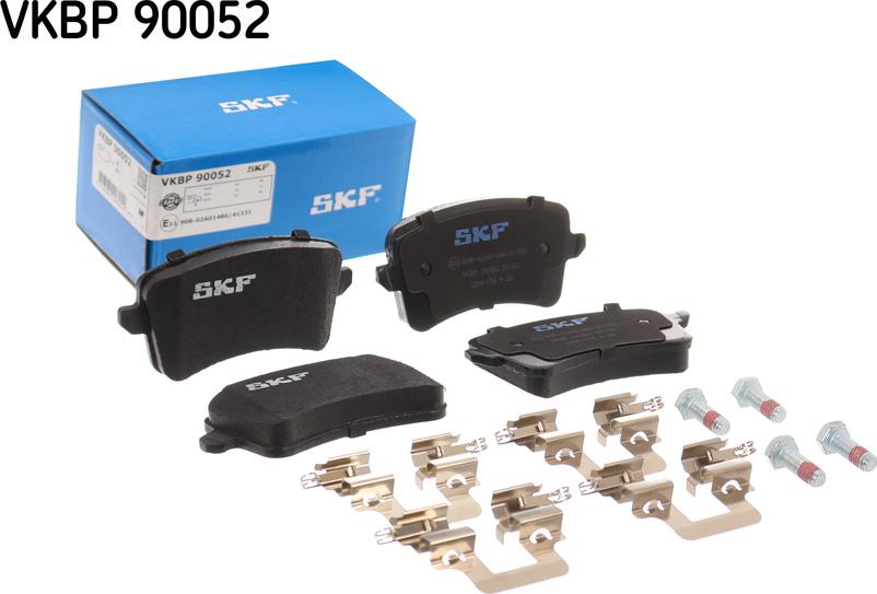 SKF VKBP 90052 - Тормозные колодки, дисковые, комплект autosila-amz.com