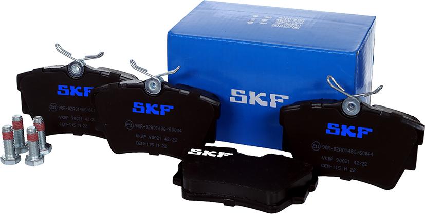 SKF VKBP 90021 - Тормозные колодки, дисковые, комплект autosila-amz.com