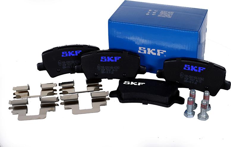 SKF VKBP 90027 - Тормозные колодки, дисковые, комплект autosila-amz.com
