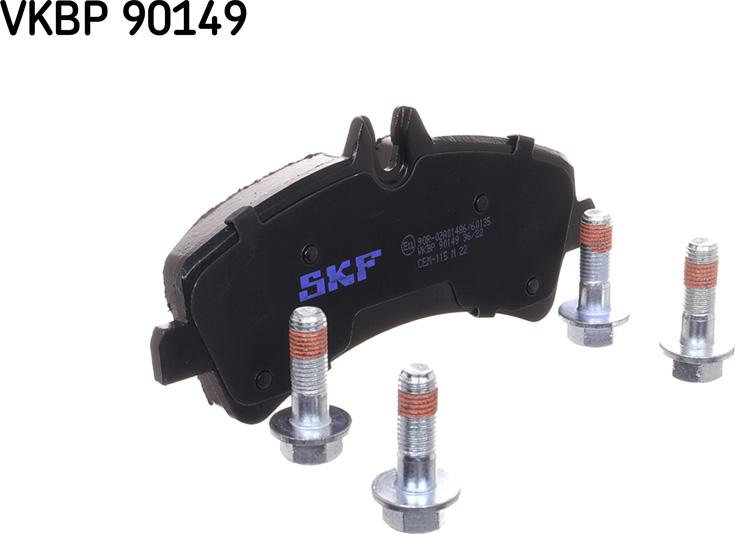 SKF VKBP 90149 - Тормозные колодки, дисковые, комплект autosila-amz.com