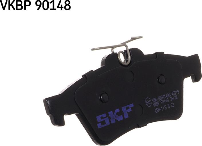 SKF VKBP 90148 - Тормозные колодки, дисковые, комплект autosila-amz.com