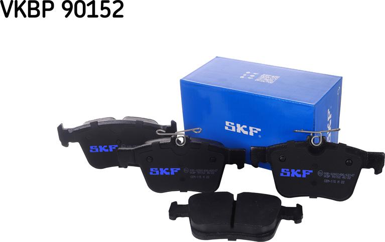SKF VKBP 90152 - Тормозные колодки, дисковые, комплект autosila-amz.com