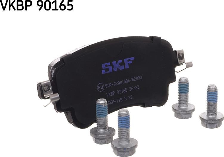 SKF VKBP 90165 - Тормозные колодки, дисковые, комплект autosila-amz.com
