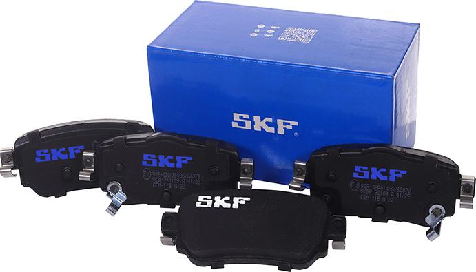 SKF VKBP 90109 A - Тормозные колодки, дисковые, комплект autosila-amz.com