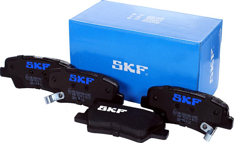 SKF VKBP 90100 A - Тормозные колодки, дисковые, комплект autosila-amz.com