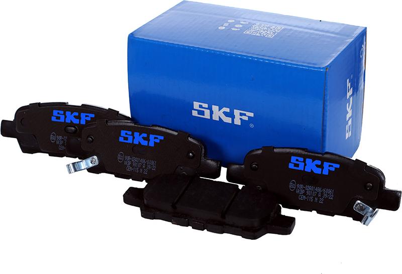 SKF VKBP 90107 A - Тормозные колодки, дисковые, комплект autosila-amz.com