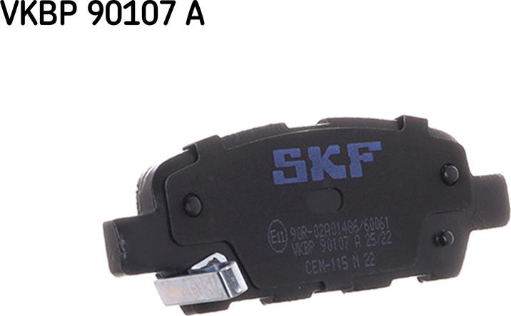 SKF VKBP 90107 A - Тормозные колодки, дисковые, комплект autosila-amz.com