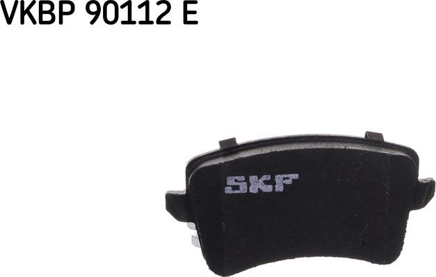 SKF VKBP 90112 E - Комплект тормозных колодок, дисковый тормоз autosila-amz.com