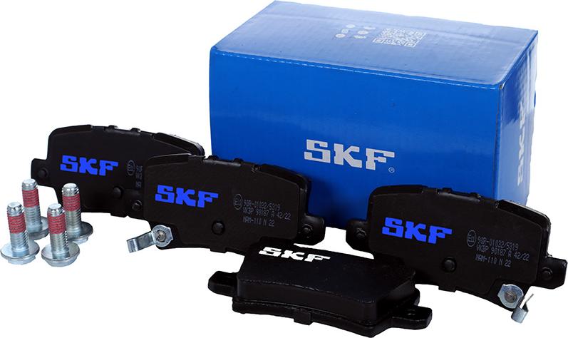 SKF VKBP 90187 A - Тормозные колодки, дисковые, комплект autosila-amz.com