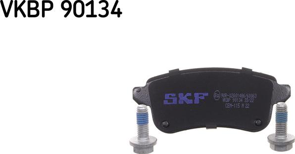 SKF VKBP 90134 - Тормозные колодки, дисковые, комплект autosila-amz.com