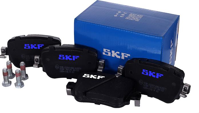 SKF VKBP 90129 - Тормозные колодки, дисковые, комплект autosila-amz.com