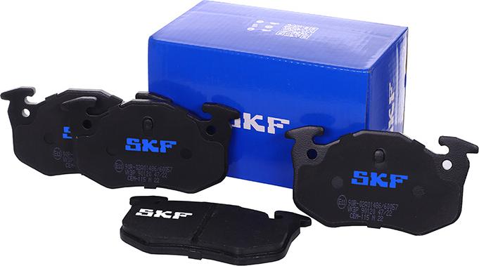 SKF VKBP 90120 - Тормозные колодки, дисковые, комплект autosila-amz.com